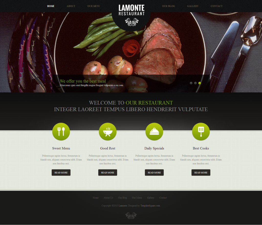 LaMonte: Modern Restaurant WordPress Theme 