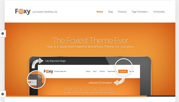 Foxy WordPress Theme