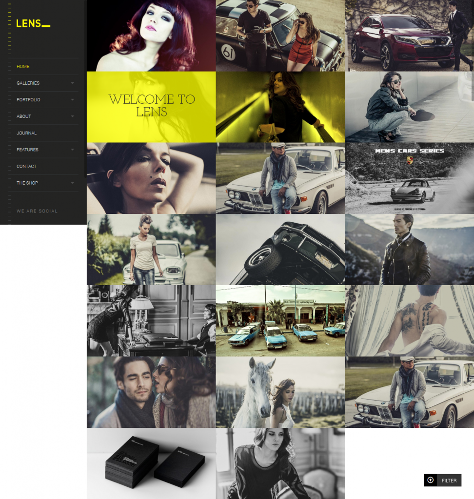 LENS: An Enjoyable Photography WordPress Theme