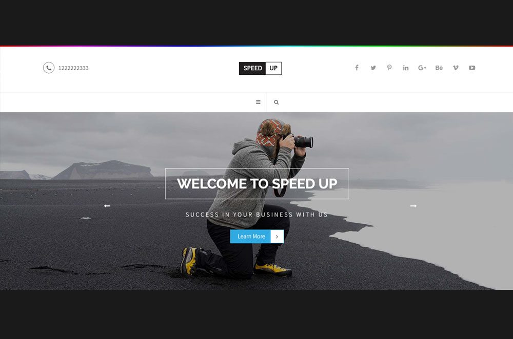 Speedup - Business Corporate and Portfolio HTML Template
